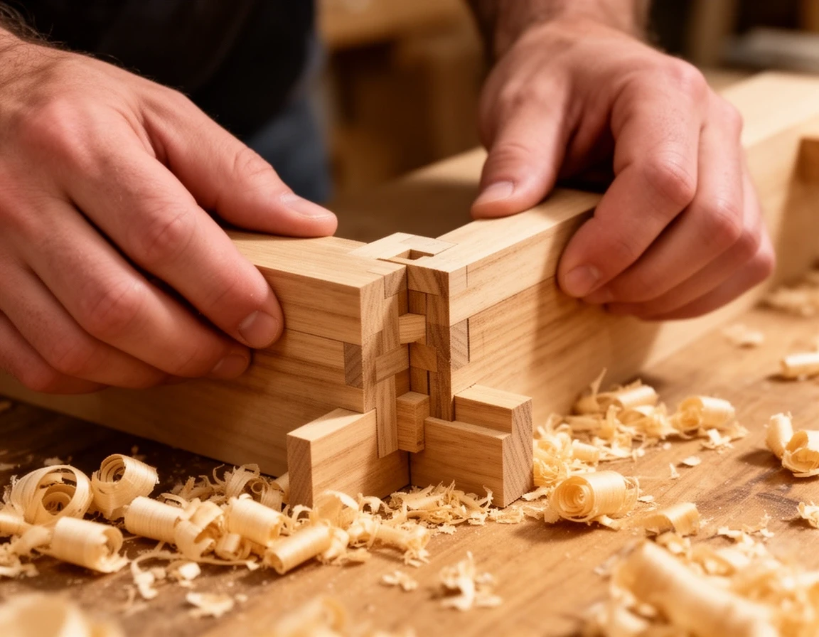 Výroba dřevěné židle