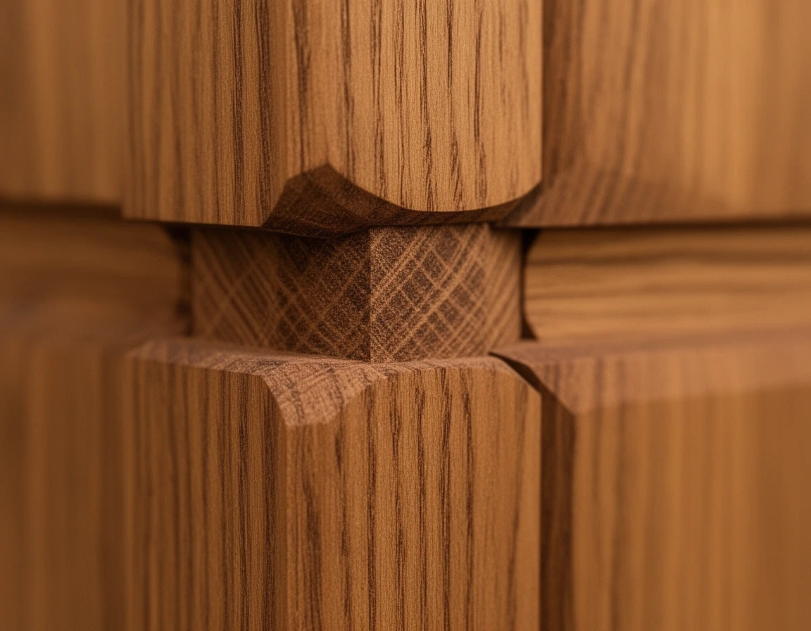 Detail čepovaného spoje